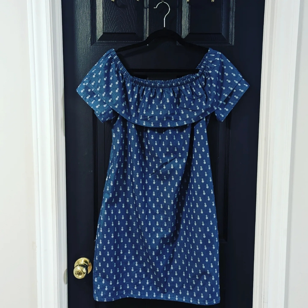 Pineapple print summer dress